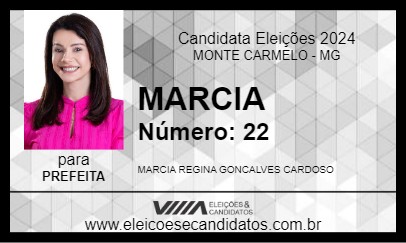 Candidato MARCIA 2024 - MONTE CARMELO - Eleições