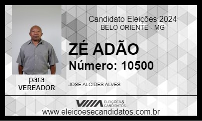 Candidato ZÉ ADÃO 2024 - BELO ORIENTE - Eleições