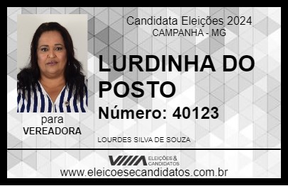 Candidato LURDINHA DO POSTO 2024 - CAMPANHA - Eleições