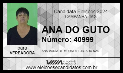 Candidato ANA DO GUTO 2024 - CAMPANHA - Eleições