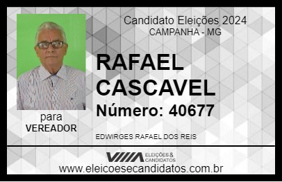 Candidato RAFAEL CASCAVEL 2024 - CAMPANHA - Eleições