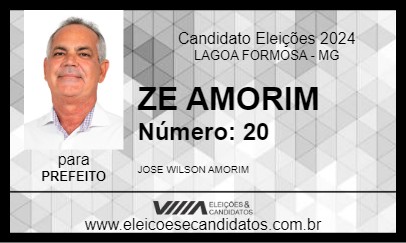 Candidato ZE AMORIM 2024 - LAGOA FORMOSA - Eleições