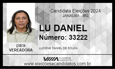 Candidato LU DANIEL 2024 - JANAÚBA - Eleições