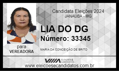 Candidato LIA DO DG 2024 - JANAÚBA - Eleições