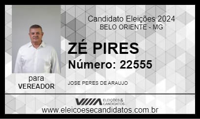 Candidato ZÉ PIRES 2024 - BELO ORIENTE - Eleições