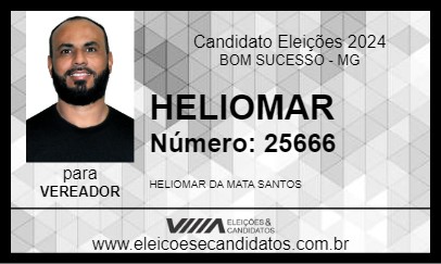 Candidato HELIOMAR 2024 - BOM SUCESSO - Eleições