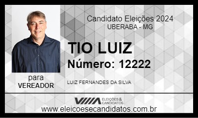 Candidato TIO LUIZ 2024 - UBERABA - Eleições