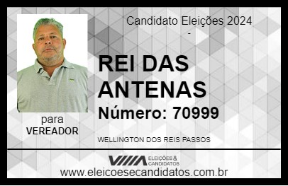 Candidato REI DAS ANTENAS 2024 - SANTA LUZIA - Eleições