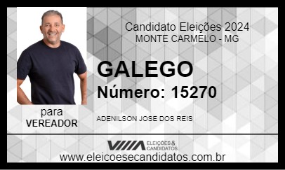 Candidato GALEGO 2024 - MONTE CARMELO - Eleições