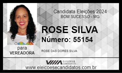 Candidato ROSE SILVA 2024 - BOM SUCESSO - Eleições