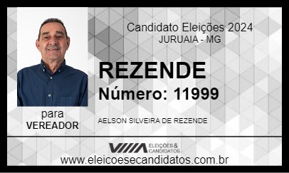 Candidato REZENDE 2024 - JURUAIA - Eleições