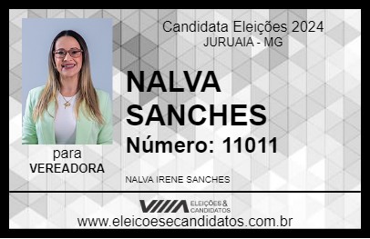 Candidato NALVA SANCHES 2024 - JURUAIA - Eleições