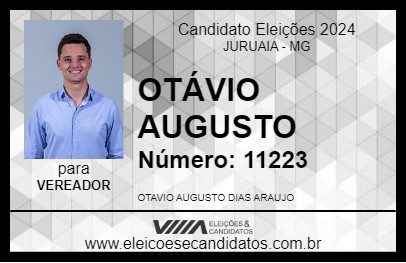 Candidato OTÁVIO AUGUSTO 2024 - JURUAIA - Eleições