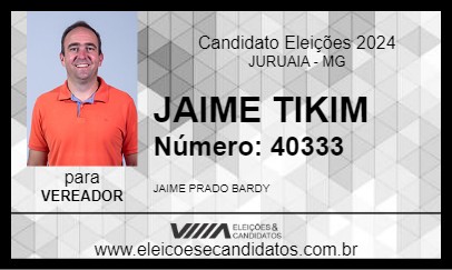 Candidato JAIME TIKIM 2024 - JURUAIA - Eleições