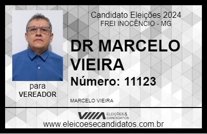 Candidato DR MARCELO VIEIRA 2024 - FREI INOCÊNCIO - Eleições