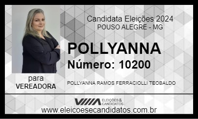 Candidato POLLYANNA 2024 - POUSO ALEGRE - Eleições