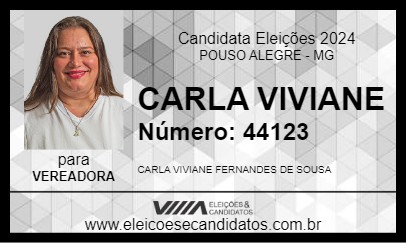 Candidato CARLA VIVIANE 2024 - POUSO ALEGRE - Eleições