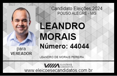 Candidato LEANDRO MORAIS 2024 - POUSO ALEGRE - Eleições