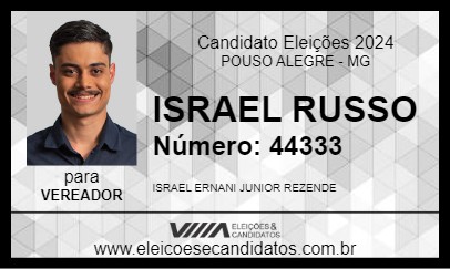 Candidato ISRAEL RUSSO 2024 - POUSO ALEGRE - Eleições