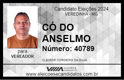 Candidato CÓ DO ANSELMO 2024 - VEREDINHA - Eleições