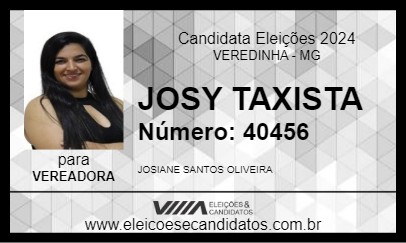 Candidato JOSY TAXISTA 2024 - VEREDINHA - Eleições