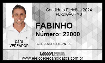 Candidato FABINHO 2024 - PERDIGÃO - Eleições