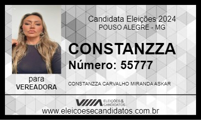 Candidato CONSTANZZA 2024 - POUSO ALEGRE - Eleições