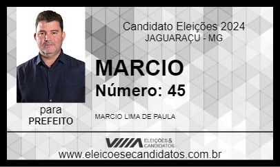 Candidato MARCIO 2024 - JAGUARAÇU - Eleições