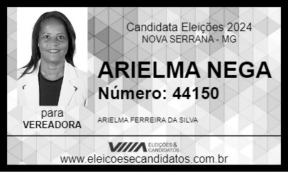 Candidato ARIELMA NEGA 2024 - NOVA SERRANA - Eleições