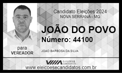 Candidato JOÃO DO POVO 2024 - NOVA SERRANA - Eleições