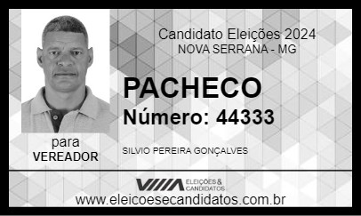 Candidato SILVIO PEREIRA GONÇALVES 2024 - NOVA SERRANA - Eleições