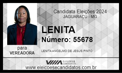 Candidato LENITA 2024 - JAGUARAÇU - Eleições