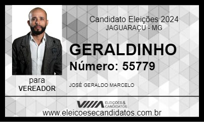 Candidato GERALDINHO 2024 - JAGUARAÇU - Eleições