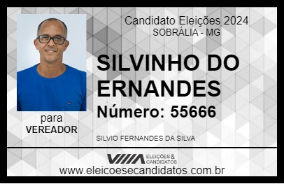 Candidato SILVINHO DO ERNANDES 2024 - SOBRÁLIA - Eleições