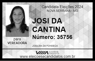 Candidato JOSI DA CANTINA 2024 - NOVA SERRANA - Eleições