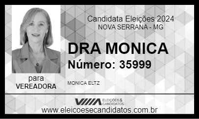 Candidato DRA MONICA 2024 - NOVA SERRANA - Eleições