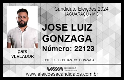 Candidato JOSE LUIZ GONZAGA 2024 - JAGUARAÇU - Eleições