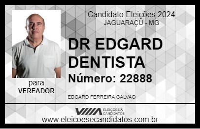 Candidato DR EDGARD DENTISTA 2024 - JAGUARAÇU - Eleições