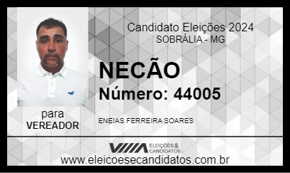 Candidato NECÃO 2024 - SOBRÁLIA - Eleições