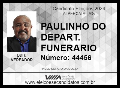 Candidato PAULINHO 2024 - ALPERCATA - Eleições