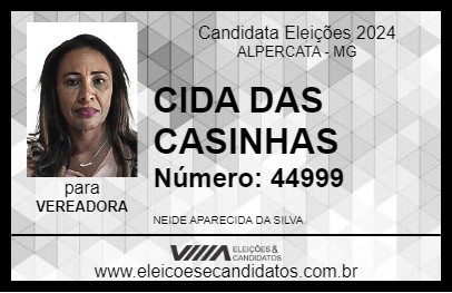 Candidato CIDA DAS CASINHAS 2024 - ALPERCATA - Eleições