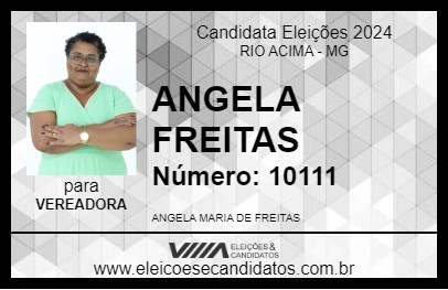 Candidato ANGELA FREITAS 2024 - RIO ACIMA - Eleições