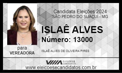 Candidato ISLAÊ ALVES 2024 - SÃO PEDRO DO SUAÇUÍ - Eleições