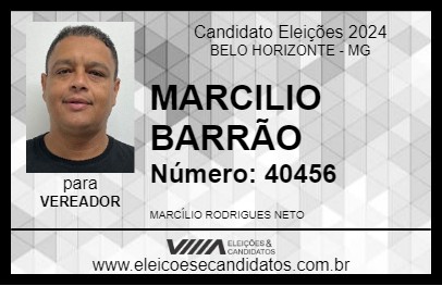 Candidato MARCILIO BARRÃO 2024 - BELO HORIZONTE - Eleições