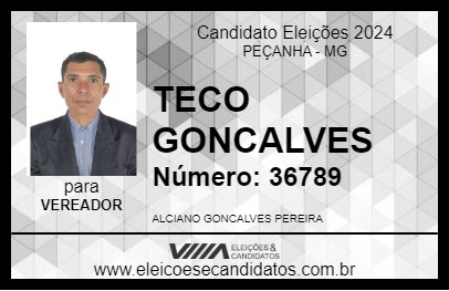 Candidato TECO GONCALVES 2024 - PEÇANHA - Eleições