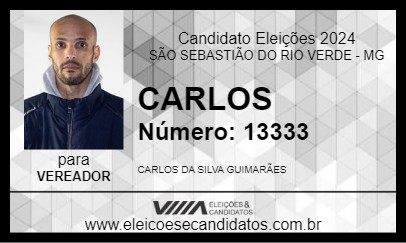 Candidato CARLOS 2024 - SÃO SEBASTIÃO DO RIO VERDE - Eleições