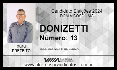 Candidato DONIZETTI 2024 - DOM VIÇOSO - Eleições