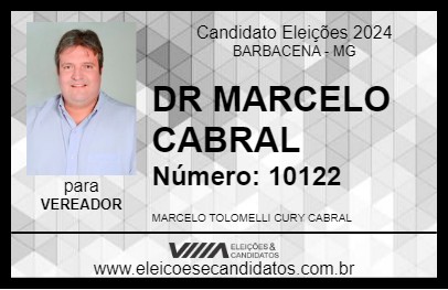 Candidato DR MARCELO CABRAL 2024 - BARBACENA - Eleições