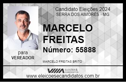 Candidato MARCELO FREITAS 2024 - SERRA DOS AIMORÉS - Eleições