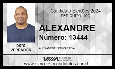 Candidato ALEXANDRE 2024 - PERIQUITO - Eleições